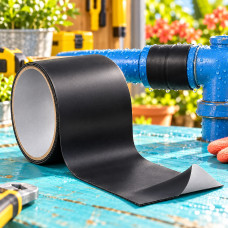 Ізоляційна стрічка Fast Tape Flex Tape 20 см × 150 см водонепроникна надміцна клейка