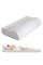 Подушка ортопедична Memory Latex Pillow 46 × 27 см з підтримкою шиї та голови пористий латекс