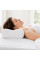 Подушка ортопедична Memory Latex Pillow 46 × 27 см з підтримкою шиї та голови пористий латекс
