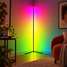 Кутова підлогова LED лампа Corner Light RGB 120 см з пультом дистанційного керування та музичною синхронізацією
